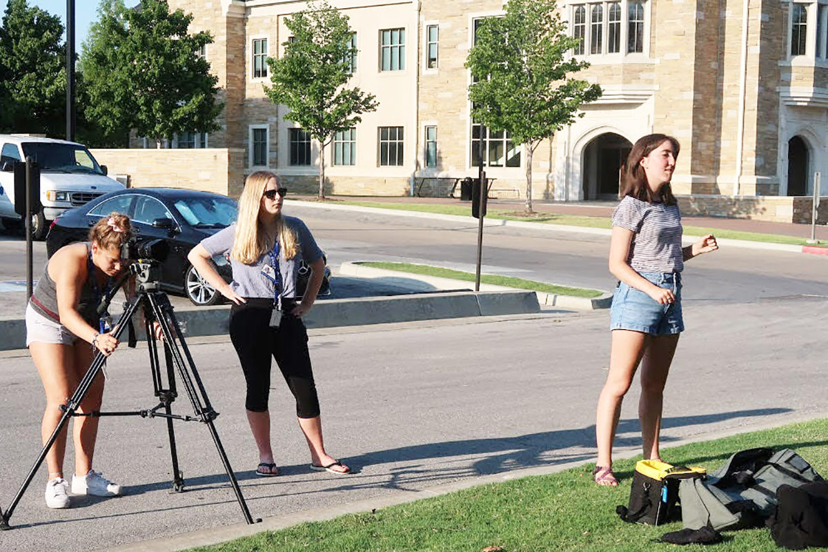 students-filming