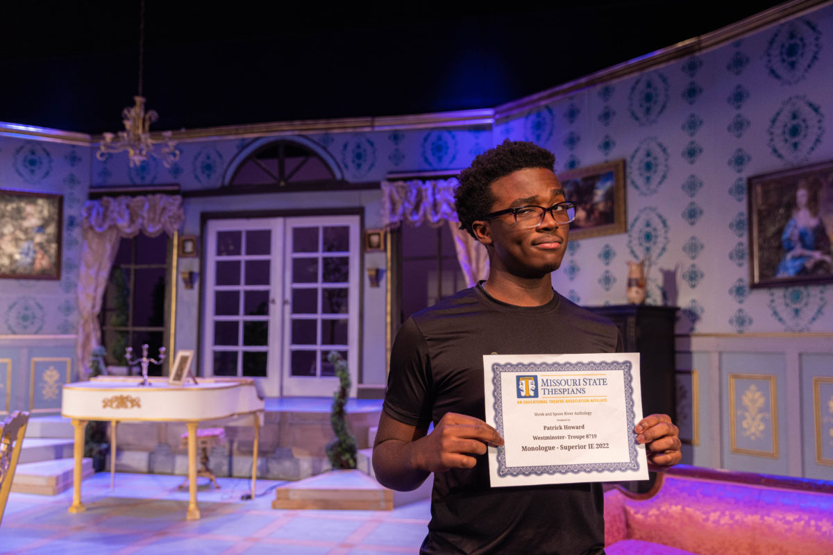 Patrick Howard Receives Highest Rating at State Thespian Conference